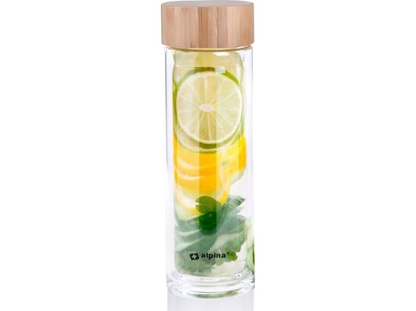 Alpina termoflaska i glas (dubbla väggar) 450 ml