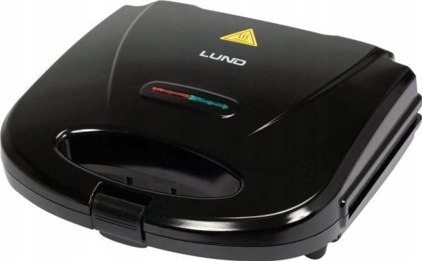 Toya LUND toastgrill 750 W, grillplate, sort