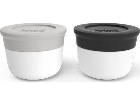 monbento MB Temple S, Container, Rund, 0,01 l, Svart, Grå, Polypropylen (PP), 42 mm