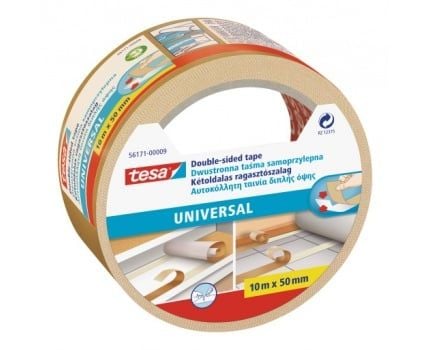 TESA 56171, Kiinnitysteippi, Beige, 10 m, 55 mm