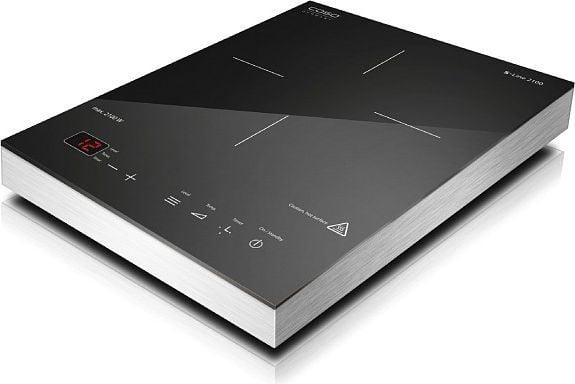 Caso S-Line 2100, Svart, Rostfritt stål, Bänkdiskmaskin, Induktionshäll med zon, Glass-keramisk, 1 zone(s), 1 zone(s)