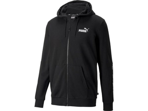 Puma ESS+ Tape Full-Zip huppari TR musta 848768 01 (M) (M)