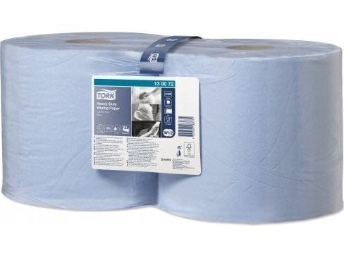 Tork Tork Tork - Pieni rullapaperipuhdistusaine kovalle likaisuudelle, 2-kerroksinen, erittäin imukykyinen, premium - Sininen Tork Tork Tork - Pieni rullapaperipuhdistusaine kovalle likaisuudelle, 2-kerroksinen, erittäin imukykyinen, premium - Sininen