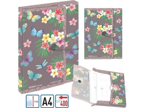 Herlitz 50044092, Flerfarget, Polypropylen (PP), A4, 4 cm, 1 stykker