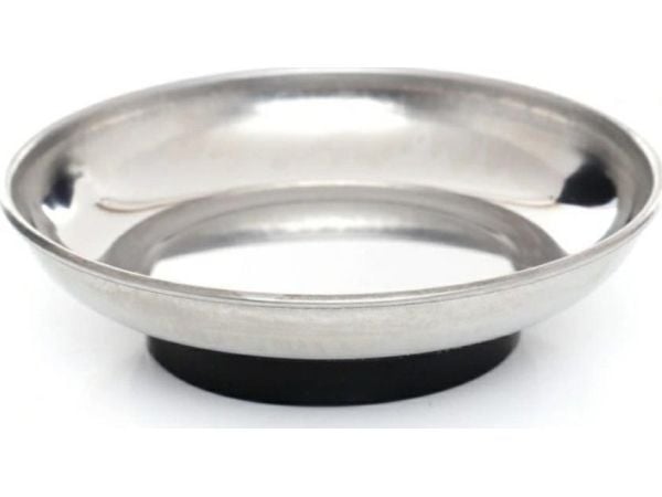 Hopeinen pyöreä magneettinen kulho /SILVER