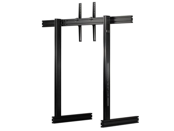 Next Level Racing Elite - Ställ - för Bildskärm - anodiserat, sprutat aluminium, pulverbelagt kolstål - svart - skärmstorlek: 21"-65" - fristående