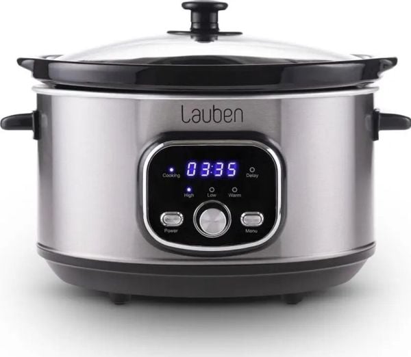 Lauben Slow Cooker 3,5l 3500SB keramisk kjele detaljhandel