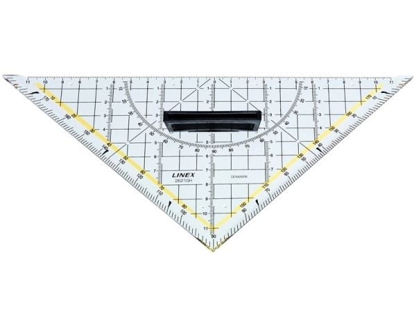 Geometrikvadrat Linex 21 cm 45 grader