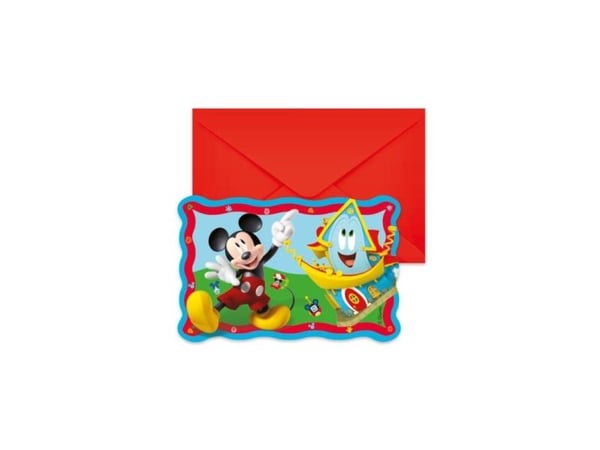 Mickey Mouse-inbjudningar