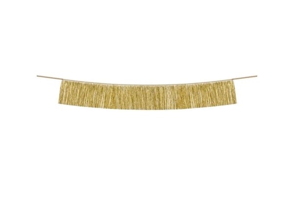 PartyDeco Garland hapsut kultainen
