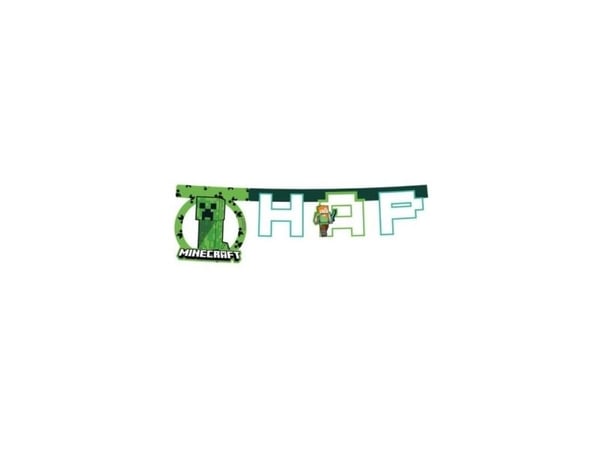 Minecraft bokstavsbanner