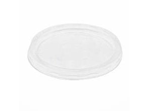 Plastlock platt Delipót rund Ø101mm RPET transparent, 16 pk x 50 st/fp