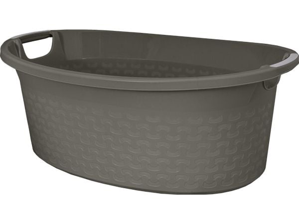 Branq oval bolle Cotton 60 l mørkgrå melert - 1460