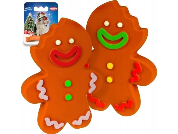 Nobby NOBBY leketøy: latex pepperkake-/kjekkleke 20 cm - ZAPACH