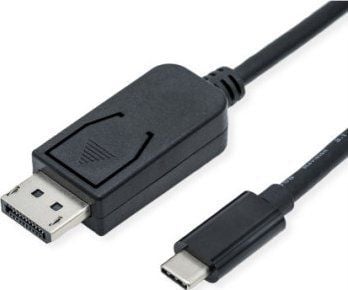 ROLINE 11.04.5837, 3 m, DisplayPort, USB Type-C, Hanstik, Hanstik, Straight