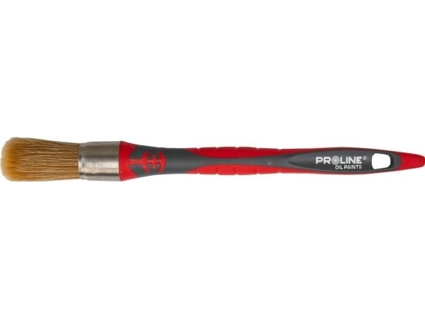 Pro-Line pensel rund 21 mm, 2K-TPR håndtak, ss, olje, Proline