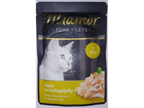 Miamor MIAMOR Fileter Kylling med fjærfegele 100g til katter