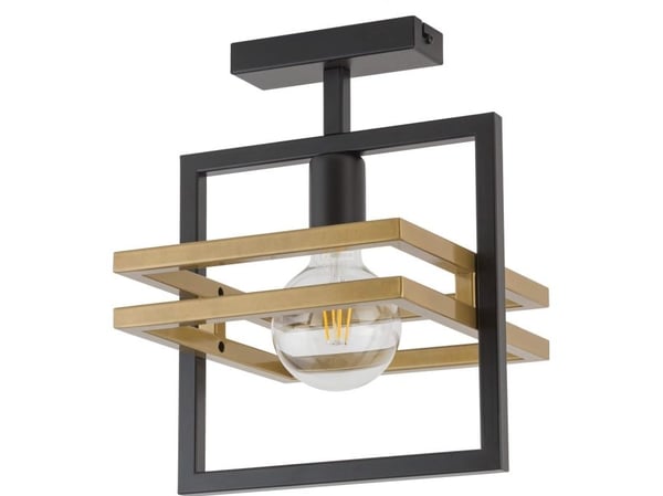 Sigma taklampe Merci i metall til entré svart/gull