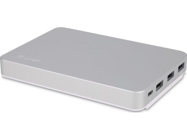 LMP 23790, Muistikortti, SSD, M.2, USB 3.2 Gen 2 (3.1 Gen 2) Type-C, MicroSD (TransFlash), MicroSDHC, MicroSDXC, SD, 10 Gbit/s, Valkoinen, Hopea