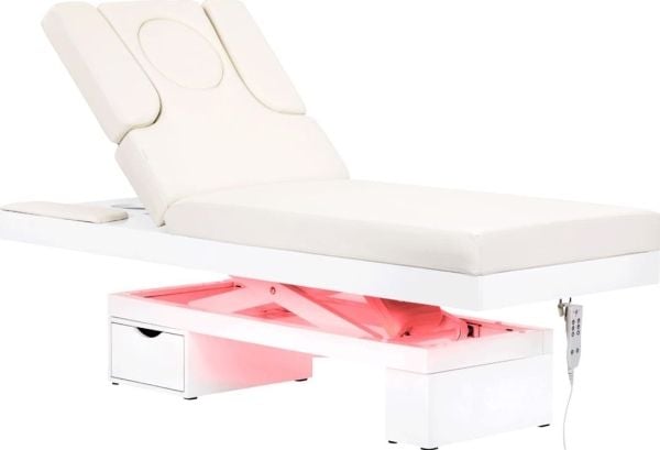 Activeshop spa lysende kosmetikkoppvarmer Azzurro 815B hvit, oppvarmet