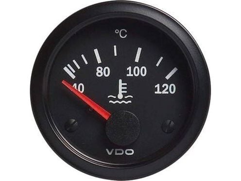 VDO klocka VDO 52mm – vattentemperatur 40-120°C