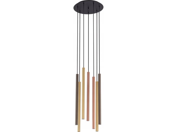 Hengelampe Nowodvorski Nowodvorski Laser VII 10704 hengelampe 7x10W G9 multicolor/svart