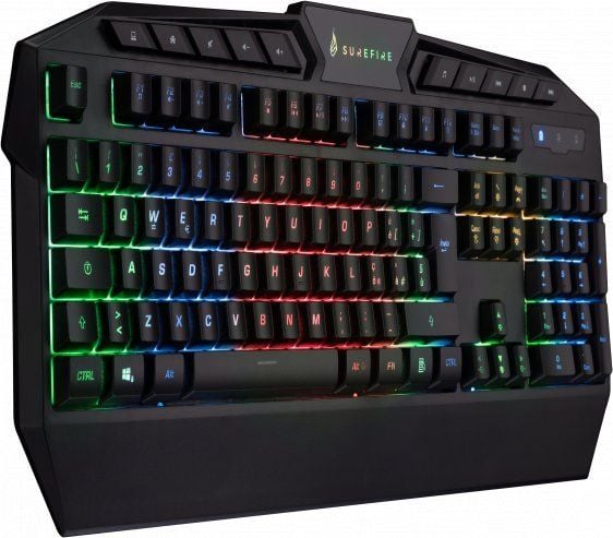 Verbatim SureFire KingPin RGB Gaming Multimedia Tastatur QWERTY Italiensk Kablet Gaming Keyboard Opplyst Italiensk, QWERTY Svart (48832)