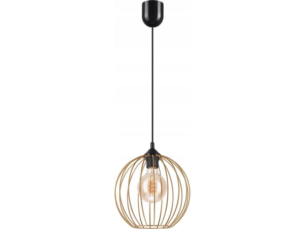 Lamkur Zoya 45153 hengelampe 1x60W E27 gull/svart metall moderne loft