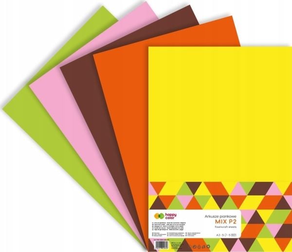 Happy Color skumark A3, 5 stk. mix P2 HAPPY COLOR