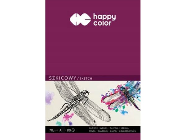 Happy Color skissebok A5/80K HAPPY COLOR