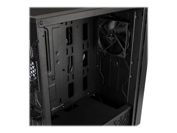 Kolink Unity Adapt - Mid tower - utvidet ATX (E-ATX) - sidepanel med vindu (herdet glass) - ingen strømforsyning (ATX) - svart - USB/lyd