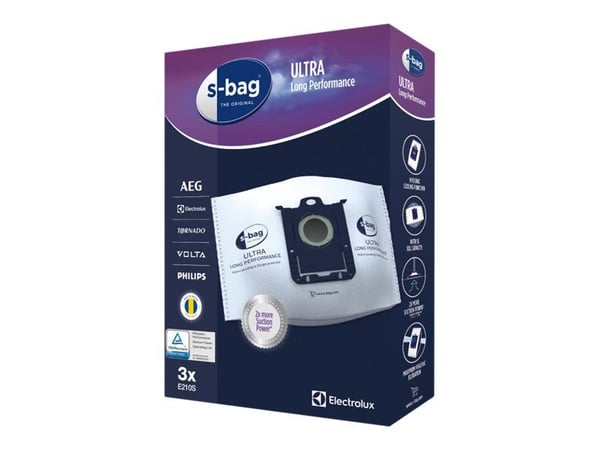 s-Bag E210S - Pose - for støvsuger (en pakke 3)