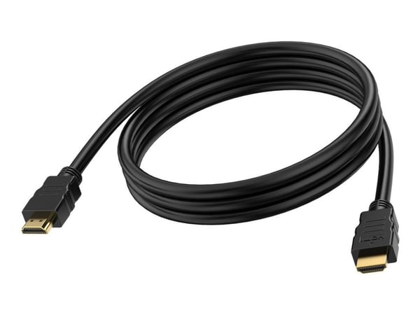 VISION - HDMI-kabel - HDMI hann til HDMI hann - 1 m - dobbeltisolert - svart - 8K 30Hz støtte, båndbredde på 48 Gbps