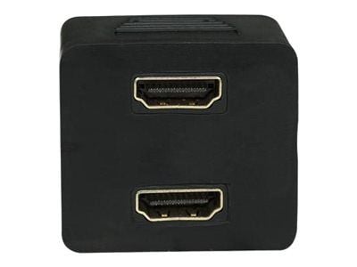 Techly 0,3 m HDMI - 2x HDMI M/F, 0,3 m, HDMI Type A (Standard), 2 x HDMI Type A (Standard), Svart