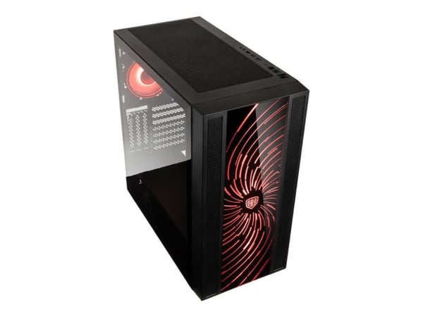 Kolink Unity Adapt - Mid tower - utvidet ATX (E-ATX) - sidepanel med vindu (herdet glass) - ingen strømforsyning (ATX) - svart - USB/lyd