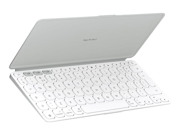 Logitech Keys-To-Go 2 for iPad - Tastatur - innebygd deksel - trådløs - Bluetooth LE - QWERTY - US International - blekgrå