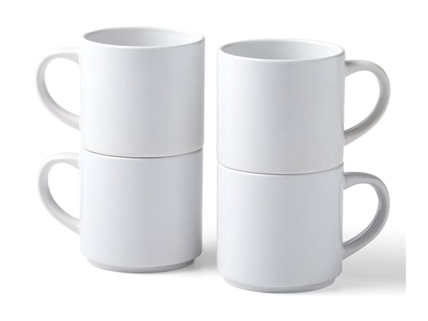 Cricut - Unfinished mug - 300 ml - hvit - keramisk (en pakke 4)