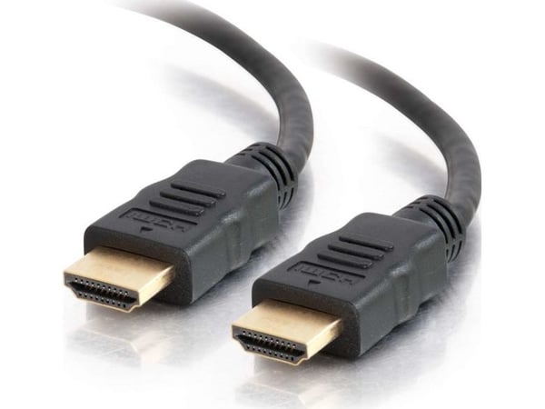 C2G 1.5m High Speed HDMI Cable with Ethernet - 4k - UltraHD - HDMI-kabel med Ethernet - HDMI hann til HDMI hann - 1.5 m - skjermet - svart
