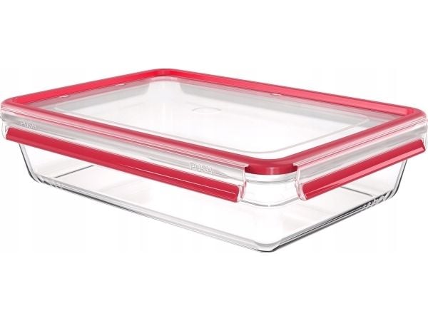 EMSA CLIP & CLOSE N10412, Låda, Rektangulär, 3 l, Transparent, Glas, 420 ° C
