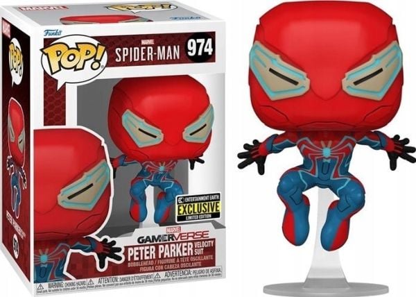 Funko! POP Vinyl Excl Spiderman VELOCITY SUIT