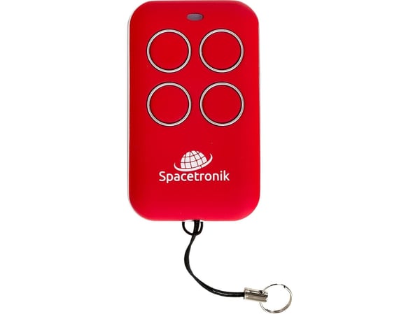 Spacetronik universalfjernkontroll selvkopierende 280-868 MHz rød