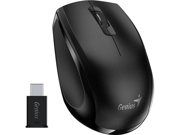 Trådlös mus Genius NX-8006S Type-C, svart, optisk, 1200 DPI