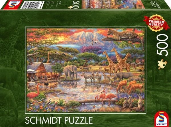 Schmidt Spiele 59708, 500 kpl, Kasvit ja eläimistö, 10 vuosi/vuosia
