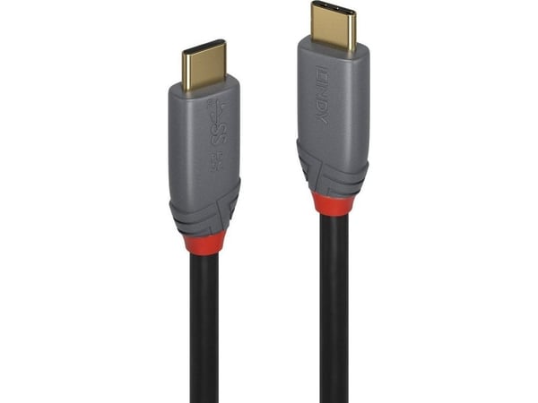 Lindy 2m USB 3.2 Typ C Kabel 5A PD Anthra Line (36903)