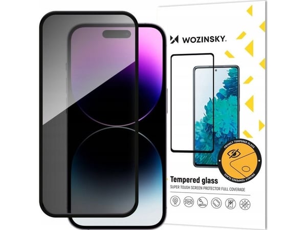 Wozinsky Tempered Glass Wozinsky Privacy Glass privatisering med anti-spionfilter for iPhone 16