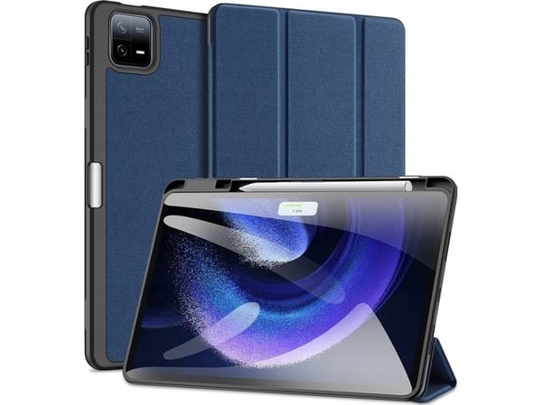 Dux Ducis Domo kotelo, jossa on läppä ja älykäs uni Xiaomi Pad 6 / 6 Pro - sininen - sininen