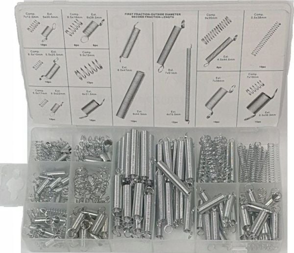 Silver klemper 200 stk MIX/SILVER