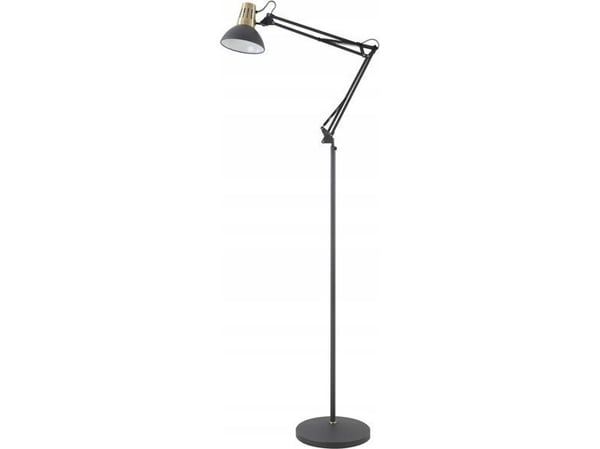 Azzardo GTV Artemia F LP-ART-F-E27-10-DEC gulvlampe 1x40W E27 svart/gull