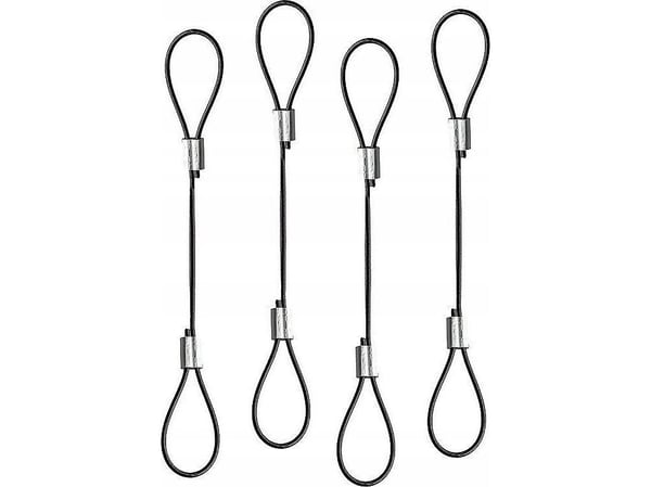 Lindy 40774, 0,15 m, Polyamidi, Ruostumaton teräs, Musta