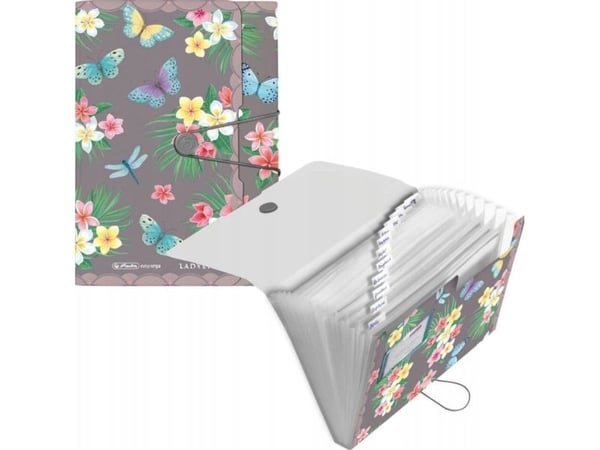 Herlitz Folder PP 12F Ladylike Butrfl.